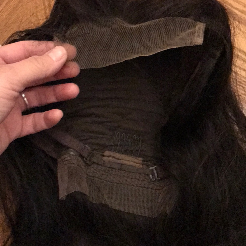 SOLD. 100% human hair 22inch straight lace wig - Picture 5 of 9